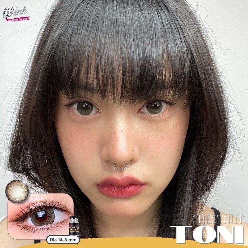 คอนแทคเลนส์ wink Toni ตาโต