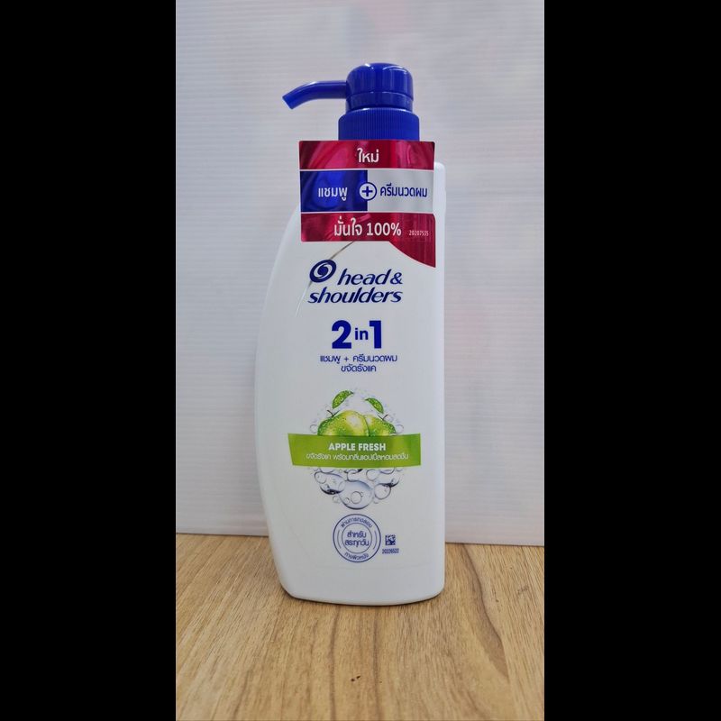 head & shoulders 2 in1 เฮดแอนด์โชว์เดอร์ 2อิน1 แชมพู+ครีมนวดผม ขจัดรังแค ปริมาณสุทธิ 370 มล.(เลือกสูตร)