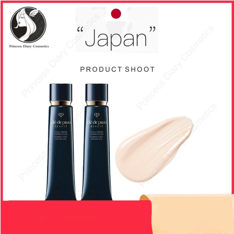 Cpb Cle De Peau VOILE Cream CORRECTEUR CORRECTING CREAM VEIL 12ml isolation มคอัพไพรเมอร์ มอยซ์เจอไรเซอร์ครีมคอนซีลเลอร์