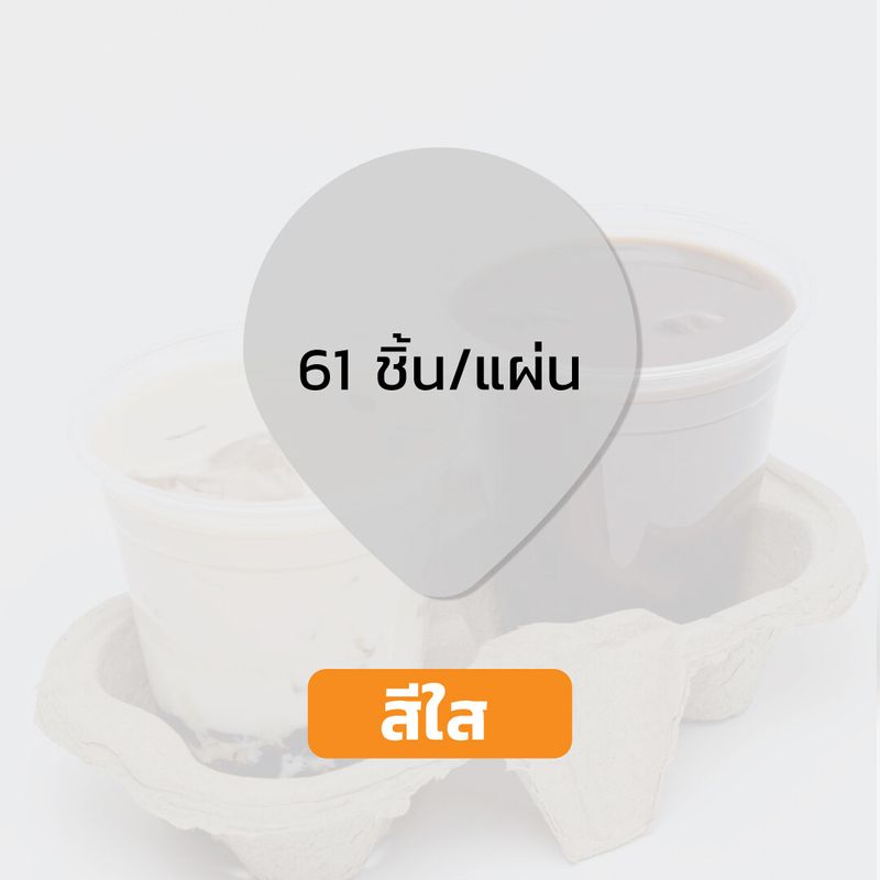 สติกเกอร์ปิดฝาแก้ว สติกเกอร์กันหก สติกเกอร์เดลิเวอรี่ ปิดฝา ปิดแก้ว กันน้ำหก สติกเกอร์ใส สีขาว (61ดวง/แผ่น) หยดน้ำ