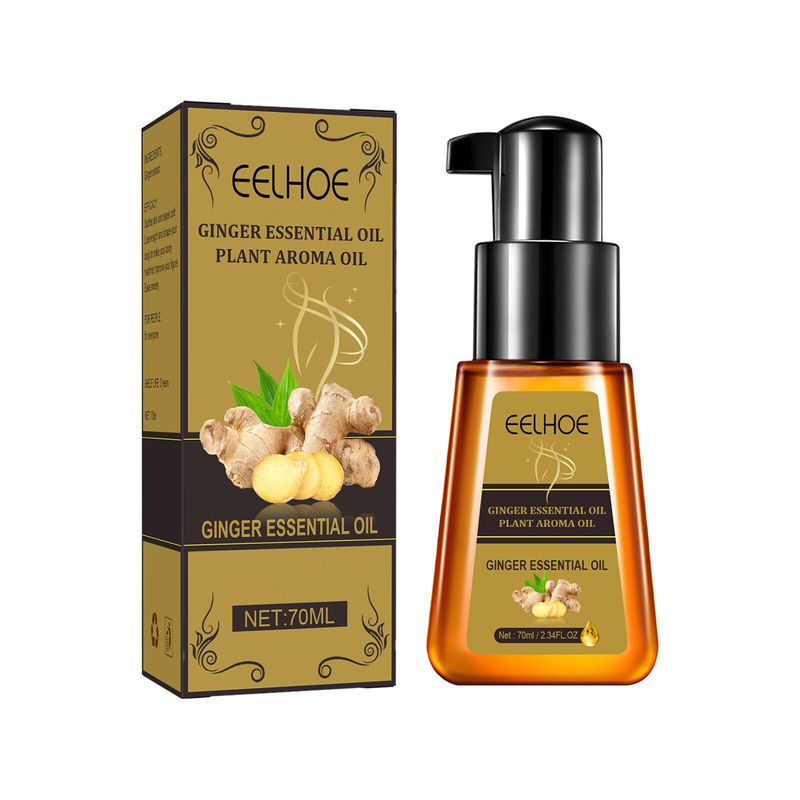 EELHOE น้ำมันหอมระเหยขิง 70ml  น้ำมันนวดลดอ้วน บอร์นไขมันและสร้างรูปร่างได้รวดเร น้ำมันนวด น้ำมันนวดสปา น้ำมันนวดร่างกาย น้ำมันหอมระเหย น้ำมันนวดขิง ลดความอ้วน น้ำมันนวดลดไขมันที่ขา น้ำมันสลายไขมัน ครีมลดไขมัน ลดพุงหน้าท้อง ginger essential oil