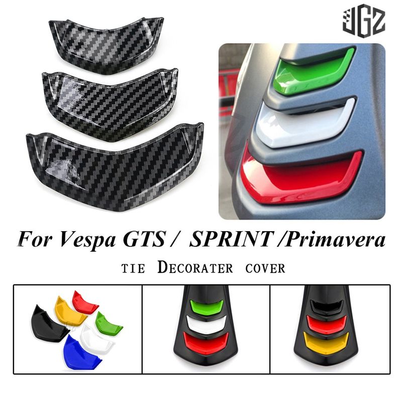 กริวบังแตร for Vespa สำหรับรุ่น Sprint,Prima,GTS ตั้งแต่รุ่นปี 2019 ขึ้นไป Motorcycle Carbon fiber Tie Grille