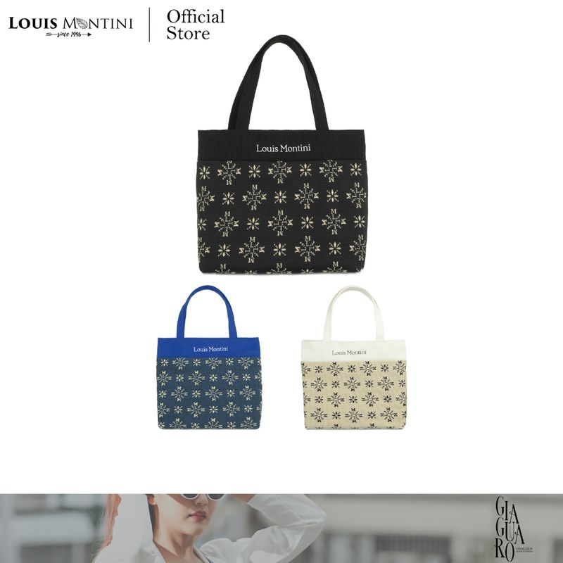 Louis Montini (ma tote) กระเป๋าผ้าแคนวาสกันน้ำ Tote Bag CVRT002