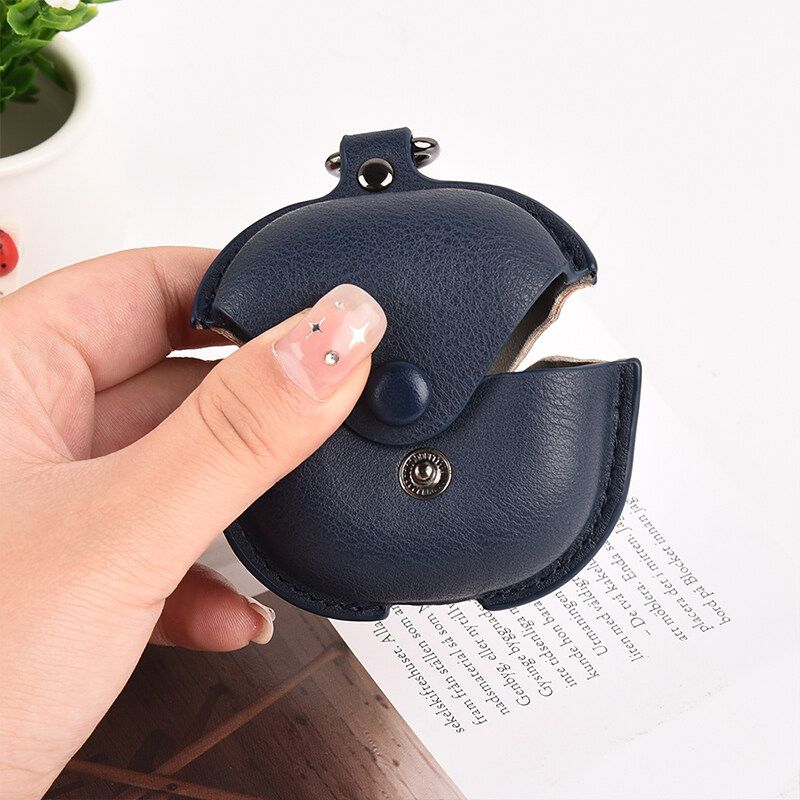 Leather Button Earphone Cases For Samsung Galaxy Buds 2 Case With Buckle Shockproof Cover For Samsung Buds 2 Pro/Live/FE Shell