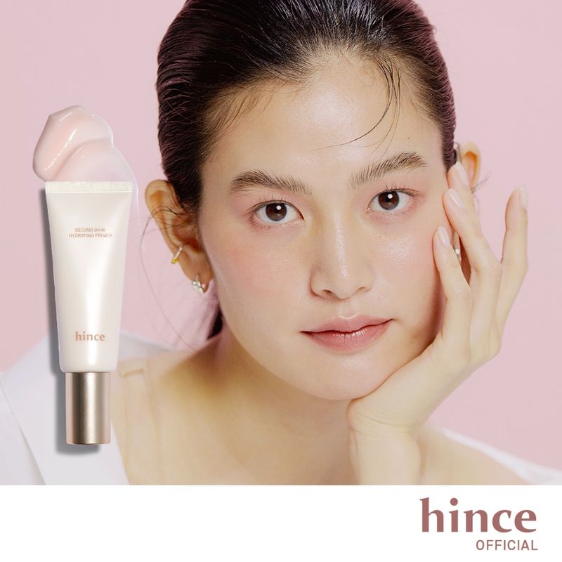 hince Second Skin Hydrating Primer | hince Official Store l ไพรเมอร์ เมคอัพ เบส เบลอรูขุมขน ผิวเนียนสวย