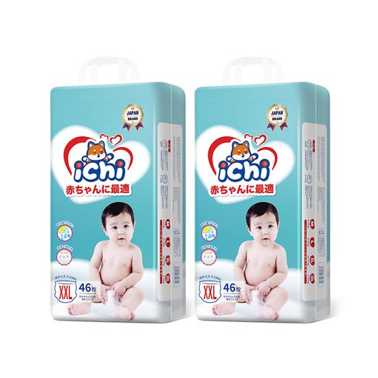 แพมเพิส แพมเพิสถูก ichi Baby Pants ซื้อ 1 แถม 1 ผ้าอ้อมเด็กสำเร็จรูป แพมเพิสเด็ก M/L/XL/XXL/ผ้าอ้อมแบบกางเกง ผ้าอ้อมเด็ก