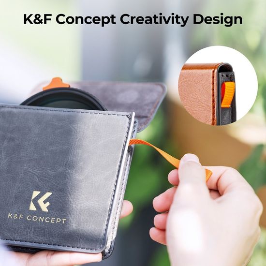 K&F CONCEPT NANO-X ฟิลเตอร์เลนส์กล้อง ND2-400 แบบปรับได้ 8K HD กันน้ำและกันรอยขีดข่วน รับประกัน 2 ปี