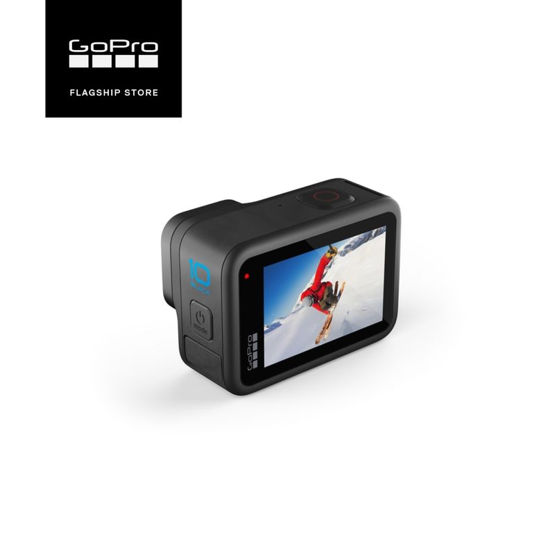 (ประกันศูนย์ไทย1ปี)GoPro HERO10 Black โกโปร Action Cam ของแท้byRTB ส่งฟรี กล้องแอคชั่นแคม กันน้ำ10ม. กล้องถ่ายใต้น้ำ