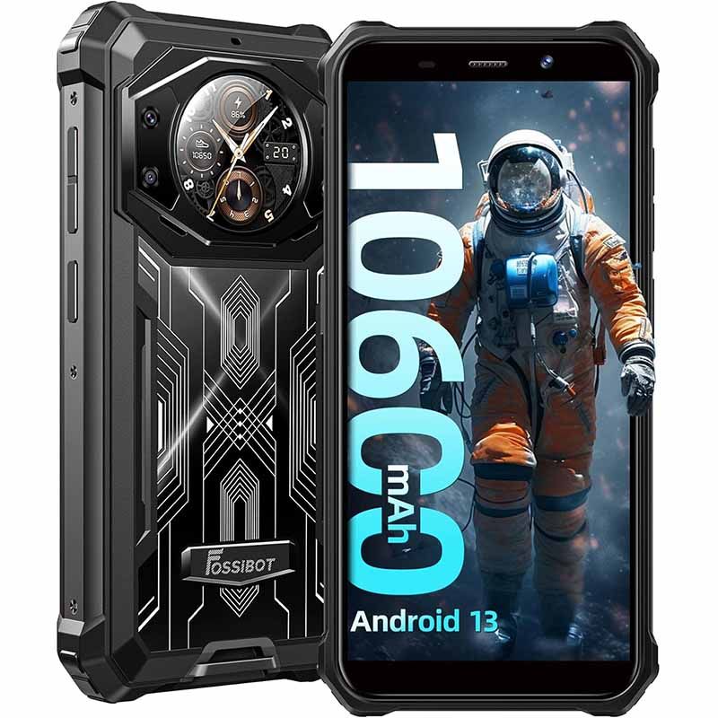 FOSSiBOT F101 PRO โทรศัพท์ที่ทนทาน5.45 "FHD + 15GB + 128GB สมาร์ทโฟนแอนดรอยด์13กล้องการมองเห็นได้ในเวลากลางคืนอินฟราเรด10600โทรศัพท์มือถือ MAh NFC