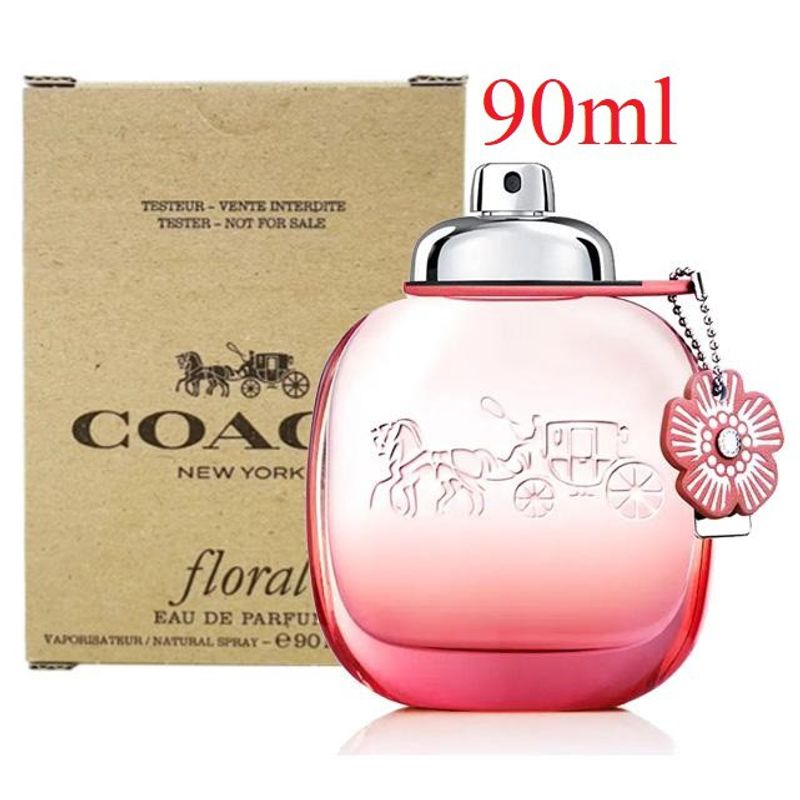 COACH NEW YORK Floral Blush EDP 90ml (รุ่นเทสเตอร์กล่องสีน้ำตาล)