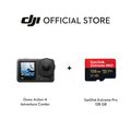 DJI Osmo Action 4 - Action Camera | กล้องแอคชั่น กล้องดำน้ำ | เซ็นเซอร์ขนาด 1/1.3 นิ้ว 4K/120fps FHD | กันน้ำได้ลึก 18 ม