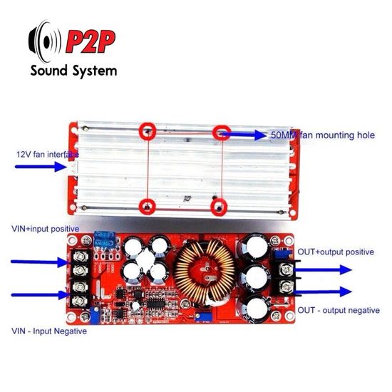 Step UP DC-DC 10-32V to 12-35V สูงสุด150W และ สเต็ปอัพ 1200W step up dc Converter Boost 8-60V