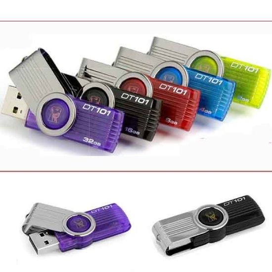 แฟลชไดร์ฟ 2GB 4GB 8GB 16GB 32GB 64GB 128GB 256GB Kingston Portable Metal DT101 G2 USB Flash Drive (na: ā) pcs 3