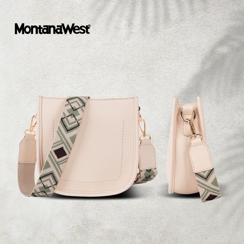 Montana West รุ่น Crossbody Bag กระเป๋าสะพายข้าง กระเป๋าหนังสายสไตล์โบฮีเมียน แฟชั่น สำหรับผู้หญิง