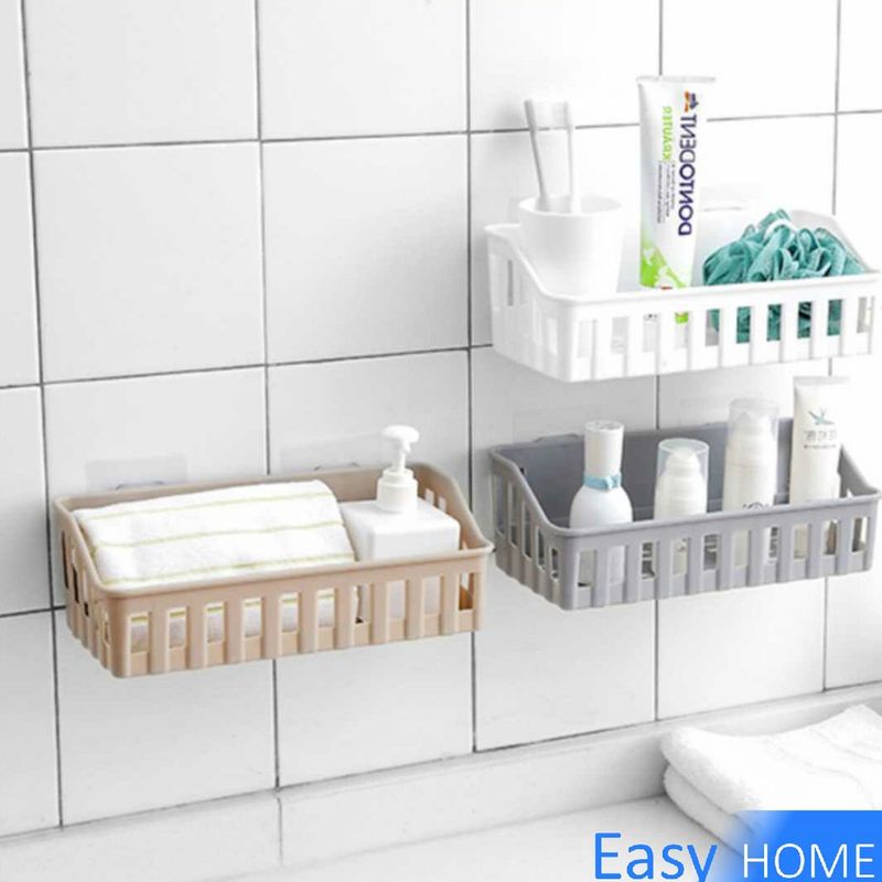 ตะกร้าวางของติดผนังอเนกประสงค์  Bathroom Basket