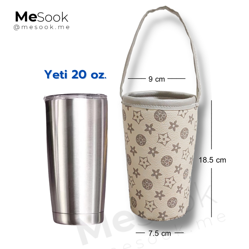 MeSook ปลอกแก้วเก็บความเย็น 22 oz. เยติ 30 oz. และ Tyeso 30. oz.(ขนาดใส่แก้วพลาสติกทั่วไป แก้วเยติ และแก้ว Tyeso)