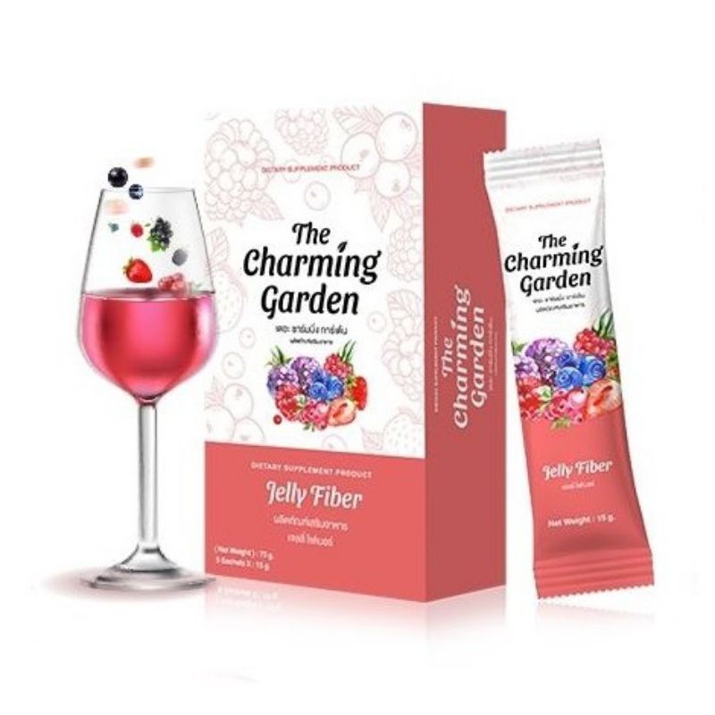 ❤️🍷❤️❤️❤️🍷The Charming Garden Jelly Fiber เดอะ ชาร์มมิ่ง การ์เด้น เจลลี่ ไฟเบอร์ เจลลี่ไฟเบอร์ดีท็อค