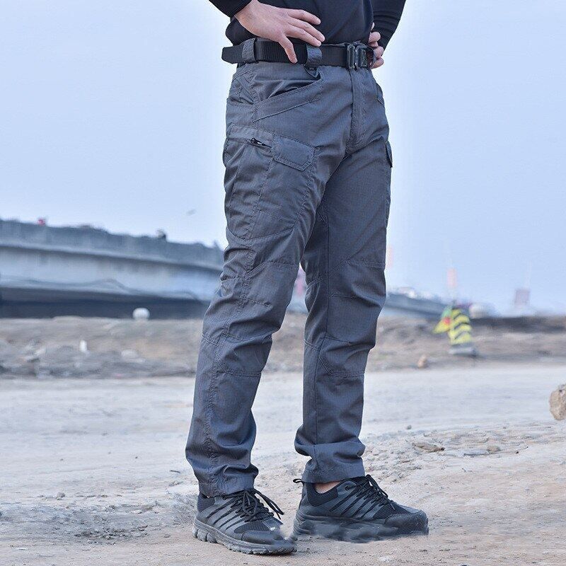 Mens Camouflage Cargo Pants Elastic Outdoor Joggers Pant Tactical Pants Men TCP0001