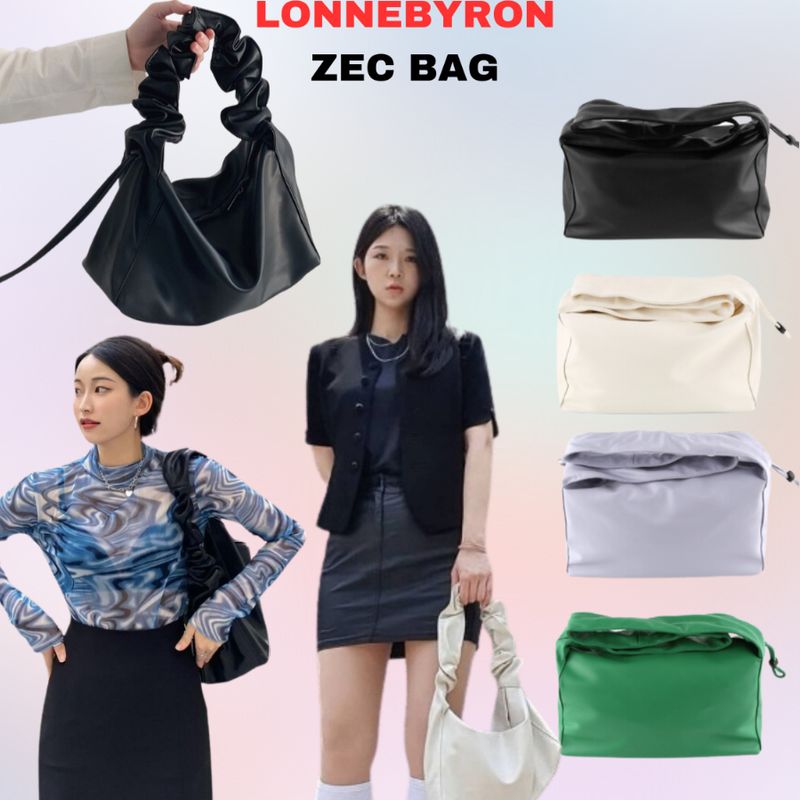 [LONNEBYRON] Zec D-RING BAG / 4 สี / ลดราคางานในตอนนี้ / สินค้าเกาหลี / ของแท้ 100% / สายรัดปรับได้