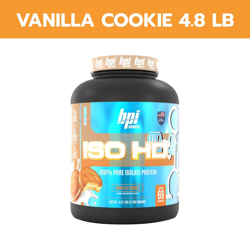 BPI SPORTS ISO HD WHEY 4.8 LBS. เวย์โปรตีน Isolate 100% เพิ่มกล้ามเนื้อ ลดไขมัน