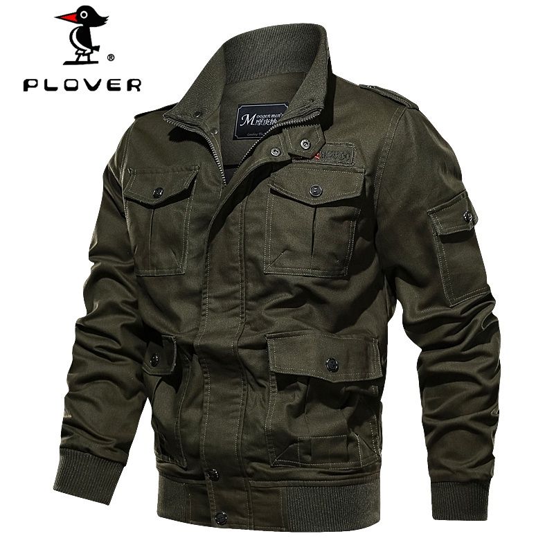 PLOVER เสื้อแจ็กเก็ตกองทัพทหาร สําหรับผู้ชาย