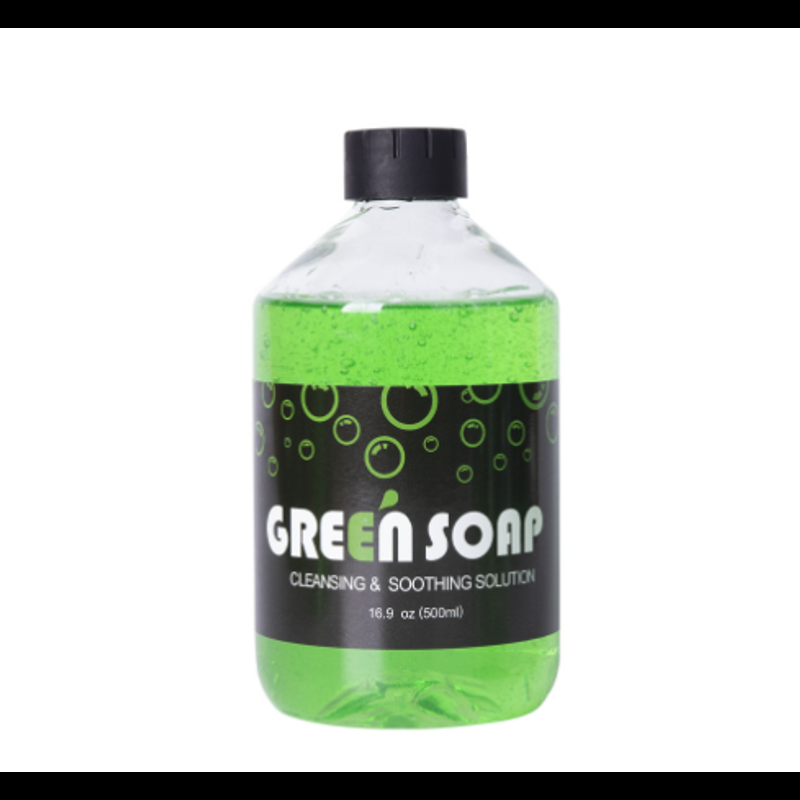 หัวเชื้อน้ำยาทำความสะอาดรอยสัก Green soap 16ออนซ์