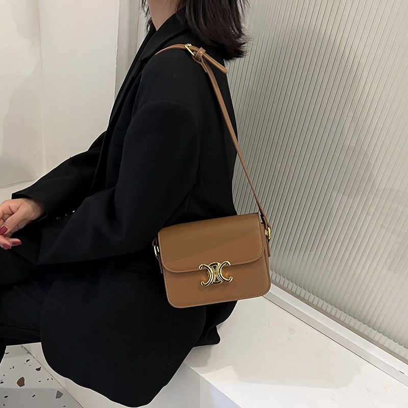 2023 Retroกระเป๋าสี่เหลี่ยมเล็กแฟชั่นผู้หญิงระดับไฮเอนด์กระเป๋าสะพายCrossbody