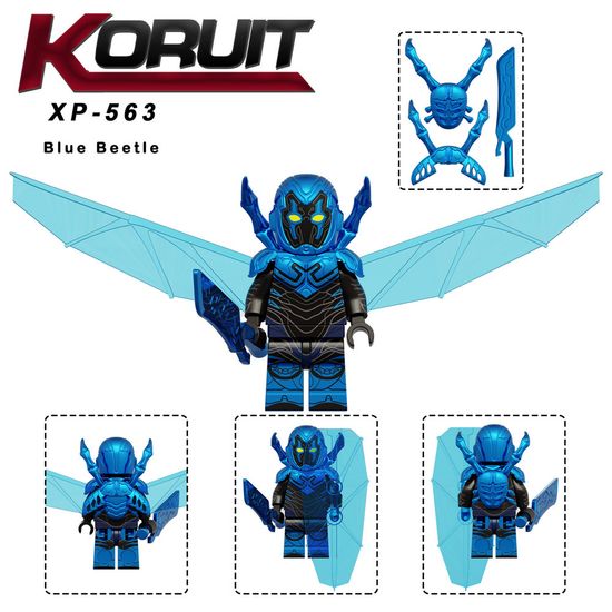 ฟิกเกอร์ Blue Beetle XP563 ของเล่นสําหรับเด็ก