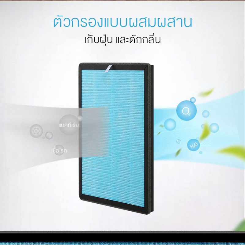 ไส้กรองเครื่องฟอกอากาศ Air Purifier ไส้กรอง ครบชุด เครื่องฟอกอากาศ สำหรับห้อง 32 ตร.ม. กรองได้ประสิทธิภาพมากที่สุด กรองฝุ่น และสารก่อภูมิแพ้ ไรฝุ่น