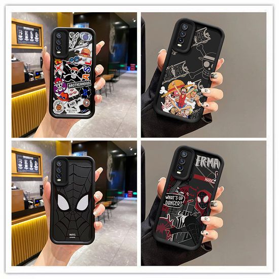 เคส vivo y20 y20s y12s เคสโทรศัพท์ป้องกันการล่มสลายการ์ตูนอะนิเมะสําหรับเคส