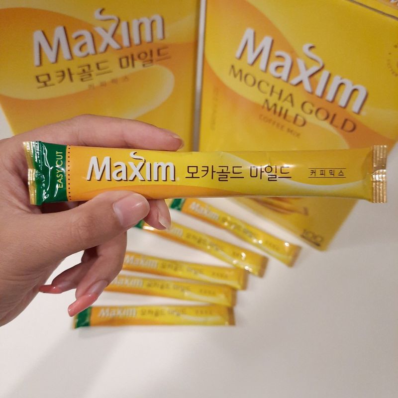 กาแฟเกาหลี Maxim coffee 10 ซอง 20 ซอง 50 ซอง Mocha Gold Mild White Gold ซอง นำเข้าจากเกาหลี แบ่งขาย