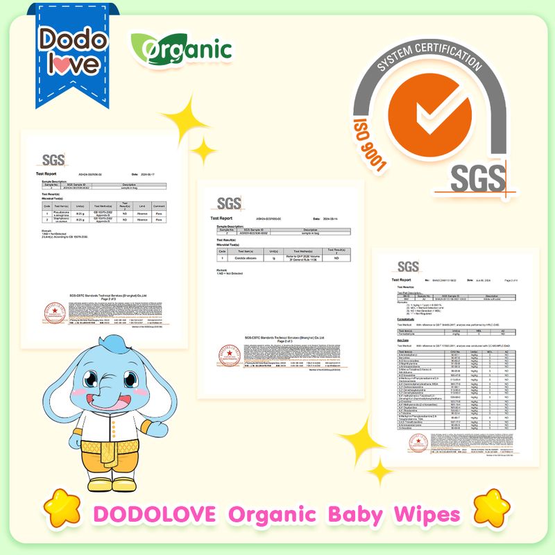 Dodolove:DODOLOVE Baby Wipes,สีเหลือง12ห่อ