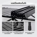 ชุดโต๊ะพับแคมป์ปิ้ง,R เก้าอี้-ดำ x1,Free Shipping