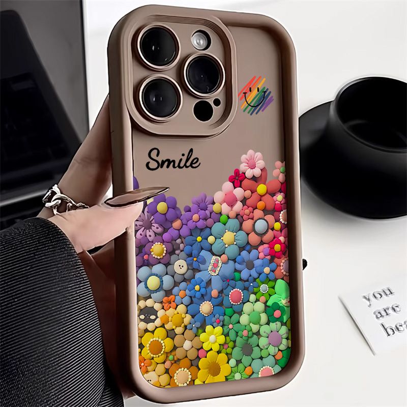 บอลลูนสีรุ้ง เคสโทรศัพท์คู่รัก เคส SamsungA52s สำหรับ Samsung A14 A24 A12 A03 A04E A50 A31 A50s A11 A10s A30 A32 A20s TPUฝาครอบโทรศัพท์ป้องกันกล้อง