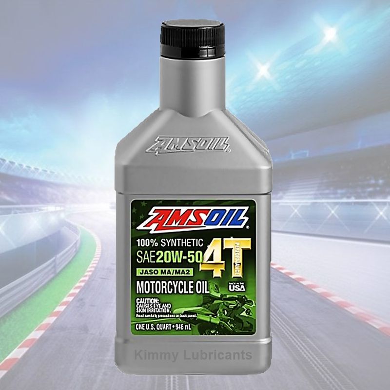 Amsoil Performance Synthetic 100% 4T 20W-50 ขนาด 1 Quart(946ml)