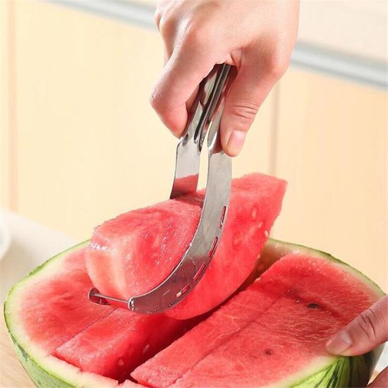 1ชิ้นสแตนเลสแตงโม Cantaloupe ตัดเครื่องตัด Corer ผลไม้เครื่องมืออุปกรณ์ครัว Gadgets ช้อนแตงโม