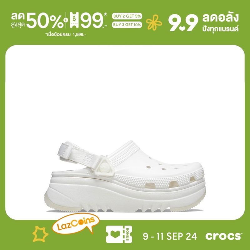 CROCS รองเท้าลำลองผู้ใหญ่ HIKER XSCAPE CLOG รุ่น 208365100 - WHITE