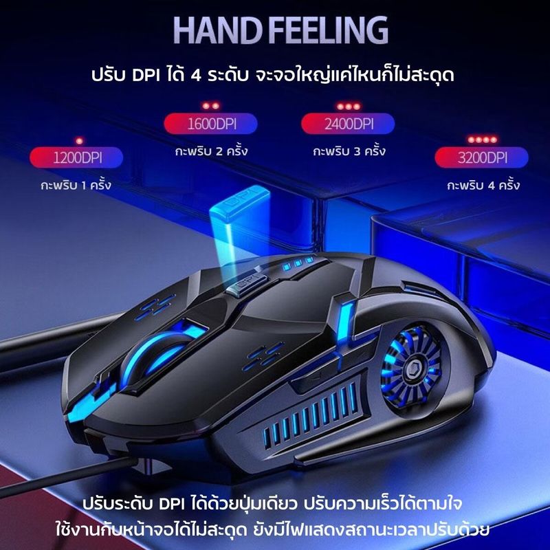 G5 เมาส์เกมมิ่ง RGB Gaming Mouse A5 E-sport Game Mouse,สีชมพู