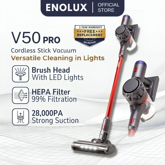 Enolux U-X10 vacuum ดูดฝุ่น ดูดฝุ่นไร้สาย ที่ดูดฝุ่นไร้สา เครื่องดูดฝุ่นในบ้าน ที่ดูดฝุ่น เครื่องใช้ไฟฟ้า เครื่องดูดฝุ่