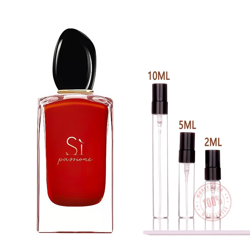 ขวดทดลอง Si Passione EDP 2ml/5ml/10ml น้ําหอมผู้หญิง นํา้หอม แบ่งน้ําหอม กลิ่นหอมยาวนาน