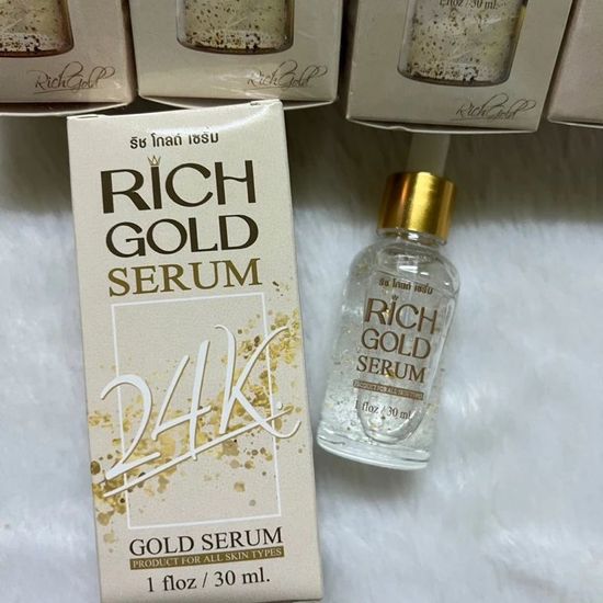 ริชโกลด์ เซรั่ม richgold 24k serum the best wrinkle nourich facial treatment 30ml