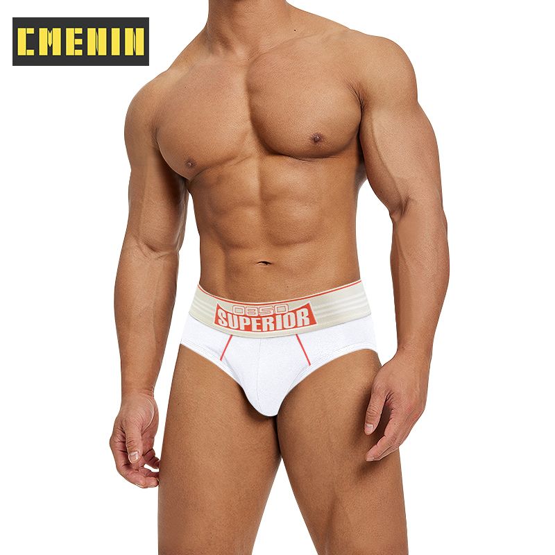 CMENIN BS 3Pcs ใหม่ผ้าฝ้าย Jockstrap ชุดชั้นในชายสั้นสะโพกยกเซ็กซี่ชายกางเกงในชายกางเกงผู้ชาย BS842