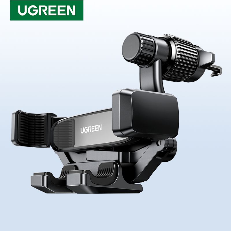 Ugreen ที่วางโทรศัพท์ในรถยนต์ แรงโน้มถ่วง สําหรับ iPhone 15 14 13 Pro Max Xiaomi Samsung 360°ที่วางโทรศัพท์ แบบหมุนได้ สําหรับระบายอากาศ