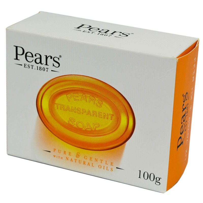 [แพ็ค 4 ก้อน] (*สี/กลิ่นเดียวกันทั้ง 4 ก้อน*) Pears สบู่ก้อน 100G สบู่ แพร์ Soap bar