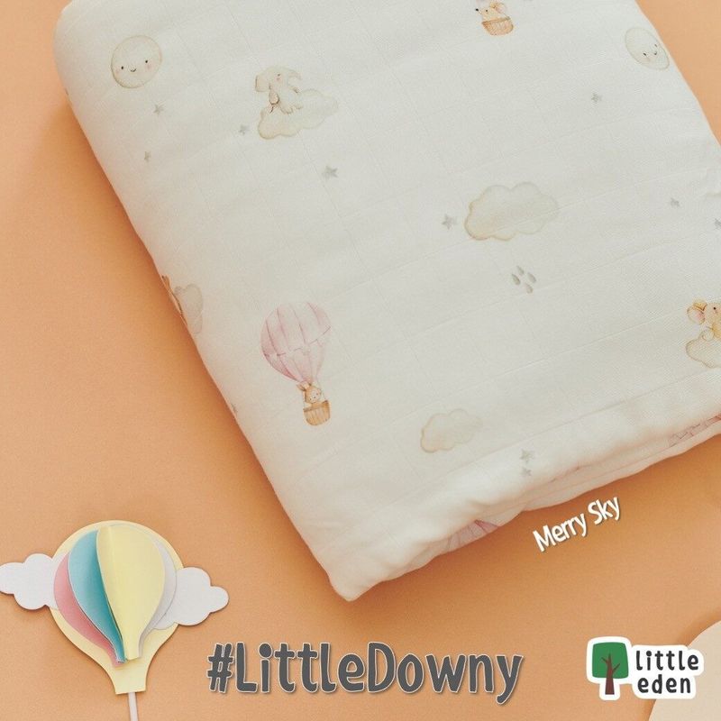 Little Eden - ผ้าห่มนวมใยไผ่ 100X100 c.m. (40x40นิ้ว)