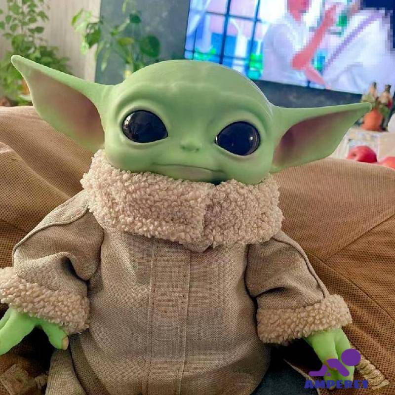 Star Wars Baby Yoda ตุ๊กตาของเล่นสําหรับเด็ก รอบสตาร์วอร์สโทโยดาเด็กตุ๊กตาของเล่นเด็ก yodaMaster โยดามาส -AME1