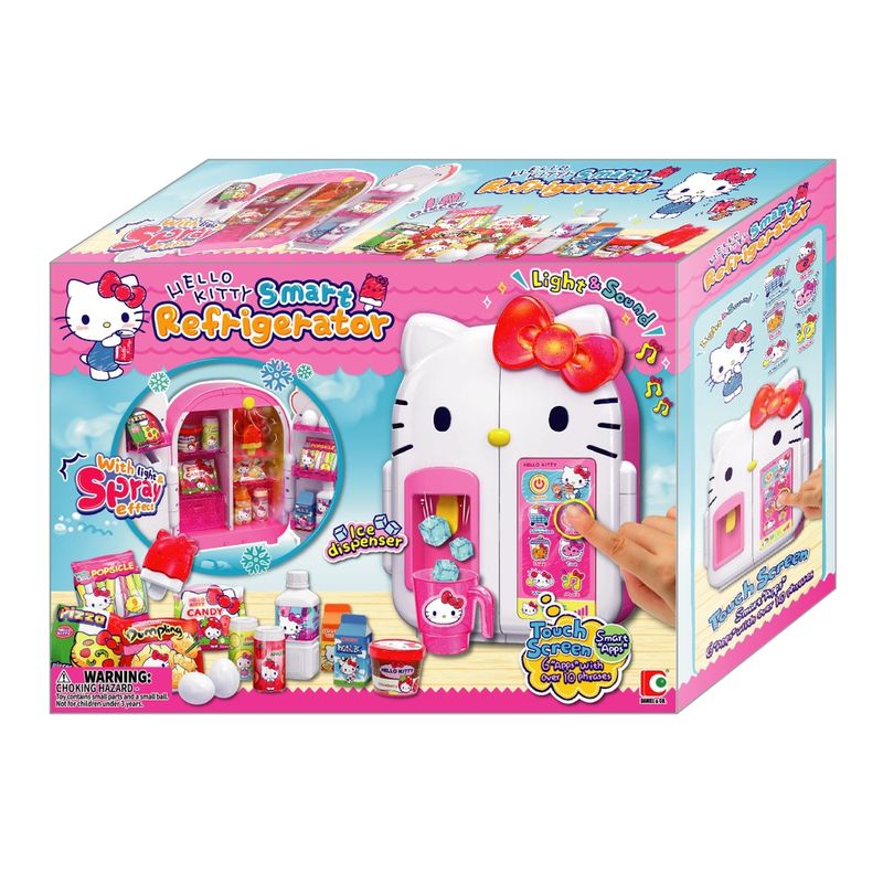 Hello Kitty Smart Refrigerator เฮลโล คิตตี้ ตู้เย็น อัจฉริยะ ของเล่นเด็ก ชุดของเล่น KT-50132