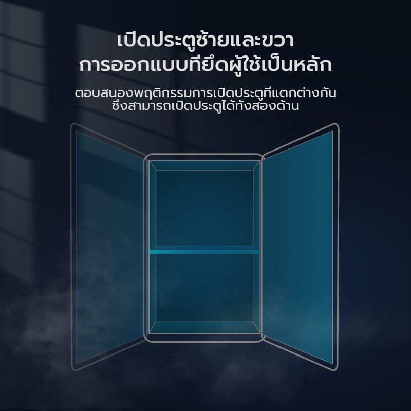 CHiQ ตู้เย็นขนาดเล็กประตูเดียวขนาด 3 คิว รุ่น CSR92DS เสียงรบกวนเบา กินไฟน้อย ตู้เย็นมินิ