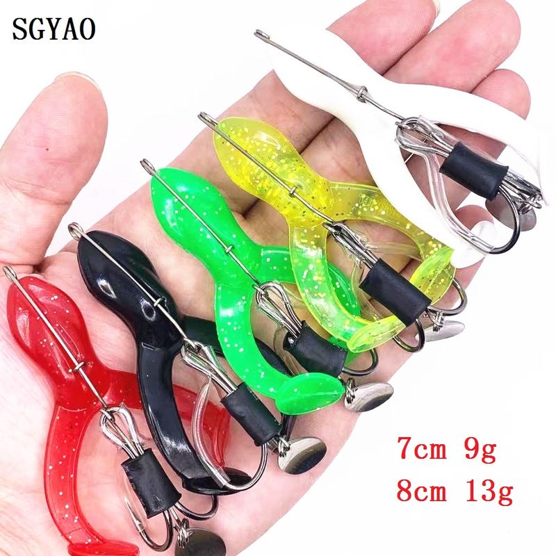 เหยื่อตกปลาซิลิโคน รูปกบ 9 กรัม 13 กรัม 1 ชิ้น Frog Fishing Lure Bait Tackle