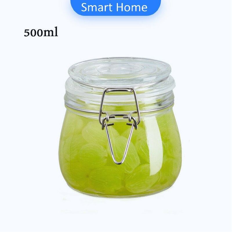 โหลแก้วมีฝาปิด โหลแก้วสูญญากาศ  มีหลายขนาดให้เลือก Glass sealed jar